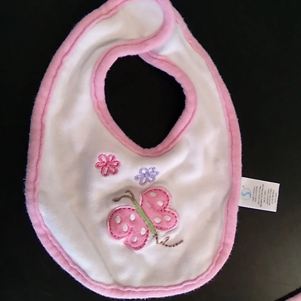 5 pack 100% cotton newborn bibs